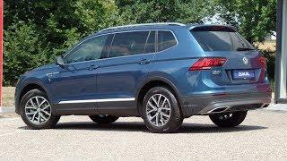 Volkswagen NEW Tiguan Allspace 2018 Comfortline Blue Silk metallic walk around & inside detail