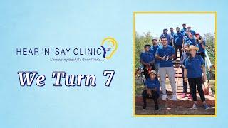 We Turn 7- Team bonding event at Hear N Say clinic