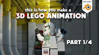 How To Make A Lego Animation In Blender (2023 Updated) | Part 1 - Models