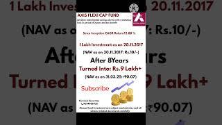 AXIS Flexi Cap fund #mutualfund #bestfunds