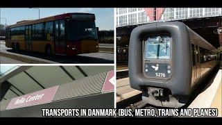 Transports in Danmark (Bus, train, metro and planes) 2013