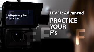 Teleprompter Practice - Advanced - Words beginning with F