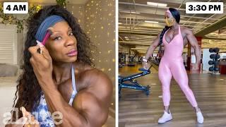 A Pro Bodybuilder's Entire Routine, from Waking Up to Working Out | Allure