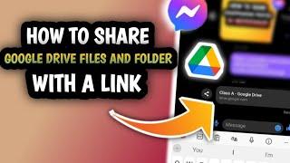 HOW TO SHARE GOOGLE DRIVE FILES WITH A LINK