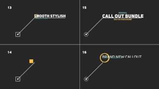 Modern Call Out Titles | After Effects Template