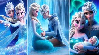  Elsa's mom Journey | Disney princess happy ever after| fairytale Disney princess