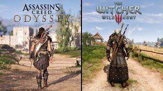 Assassin's Creed Odyssey vs The Witcher 3 Next Gen - Which is Better?