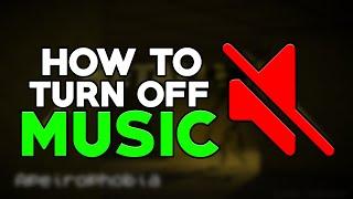 APEIROPHOBIA x METALLICA | How to Turn Off The Music GUIDE [UPDATE]