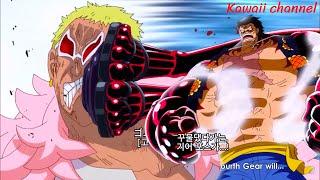 Luffy saves Law from Doflamingo. Luffy defeated Doflamingo After 2 years training