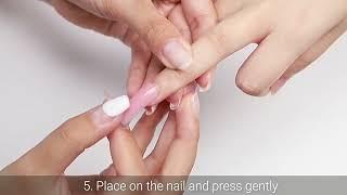 How to Apply PolyGel Nail simply -Limegirl Poly Nail Gel