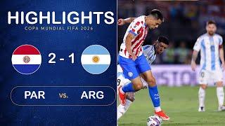 Paraguai 2 x 1 Argentina MELHORES MOMENTOS | Eliminatórias Copa do Mundo 2026