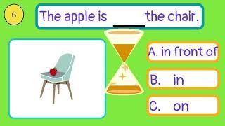 Prepositions of Place for kids | Test