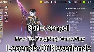 Legends Of Neverlands - Free To Play(F2P) GamePlay | New Server N410 - Zenpai