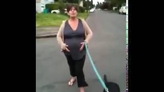 Pregnant Girl in Discomfort