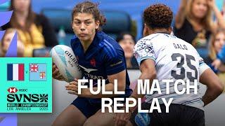Fiji’s spine-tingling late win ‍ | France v Fiji | HSBC SVNS Los Angeles 2025 | Full Match Replay