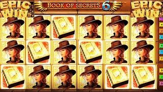 BIG WIN SULLA SLOT BOOK OF SECRETS 6! MEGA WIN BONUS - GRANDI VINCITE SU SLOT SYNOT 