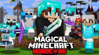 100 Players Simulate a Magical Hunger Games in Minecraft