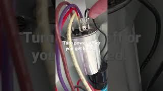 Installing a Supco spp6 hard start kit on an air conditioner.