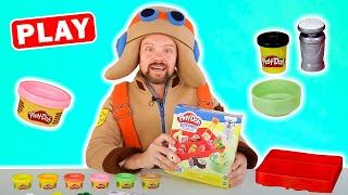 ПЛЕЙ ДО Распаковка Готовим суши - Лепим из пластилина Play Doh