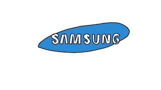 How to trace the SAMSUNG logo