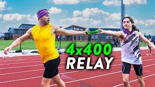 CRAZY 4x400m Relay Race, Winner Gets $400!