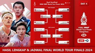 HASIL LENGKAP SEMIFINAL & JADWAL FINAL BWF WORLD TOUR FINALS 2024. 𝗜𝗡𝗗𝗢𝗡𝗘𝗦𝗜𝗔 𝗧𝗔𝗡𝗣𝗔 𝗪𝗔𝗞𝗜𝗟 𝗗𝗜 𝗙𝗜𝗡𝗔𝗟.!