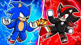 Sonic VS Shadow in Roblox!