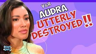 Young and the Restless: Audra Destroyed in Abbott vs Newman Battle!  | Soap Dirt