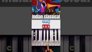 Garaj garaj Piano tutorial #indianclassicalmusic