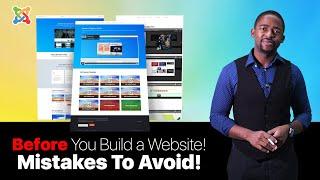 BIG Mistakes to AVOID  Before Creating a Joomla Website