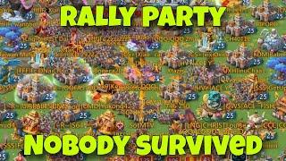 Lords Mobile - Big RALLY PARTY in K1. Troops are disappering. FFF+HVY+KDM