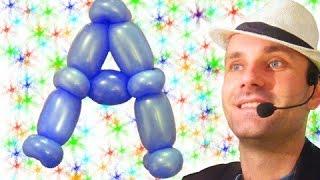 Буквы из шаров шдм А  letters from balloons