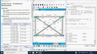 6.3.4 Packet Tracer - Troubleshoot EtherChannel