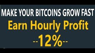 hourly factory Earn Hourly Profit 12% Make Your Bitcoin Grow Fast without risk