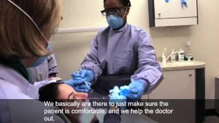 A day-in-the-life of a dental assistant student