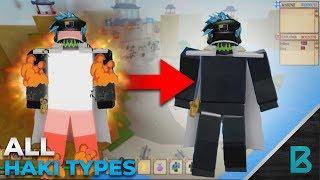 ALL HAKI TYPES SHOWCASES | RO-PIECE | ROBLOX