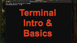 MacBook Air Terminal Intro and Basic Commands #MacBook #terminal