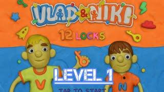 Vlad & Niki 12 Locks Level 1 Walkthrough (By RUD Present)