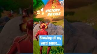 Really testing my vocal range #fortnite #fortniteclips #gaming #streamer