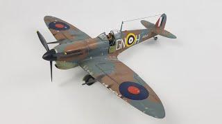 Spitfire Mk V Airfix Slideshow build HD