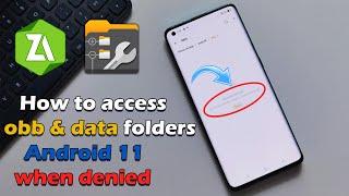 How to access obb & data folders on Android 11 when denied