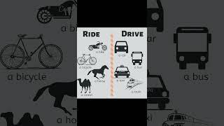Ride vs. Drive: Understanding the Difference and Correct Usage #shorts