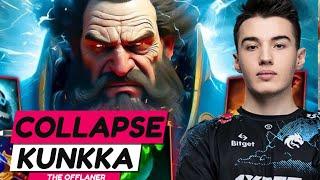 Crazy Play Collapse Kunkka The Offlane MVP - Dota 2 Pro Gameplay & Learn 7.37C  #collapse #kunkka