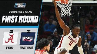 Alabama vs. Robert Morris - First round NCAA tournament extended highlights