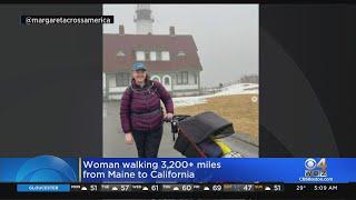 Woman Walking Over 3,200 Miles From Maine To California