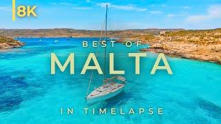 Malta in 8K | Wonderful Island, Cities and Landscapes