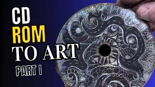 CD-ROM to Art! (Part 1) - Intaglio Printmaking - AND Scratch Art 