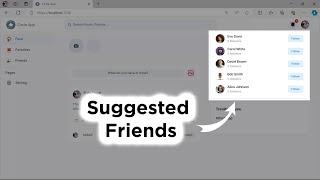 14. Designing the Application's Suggested Friends Placehoder with Tailwind CSS