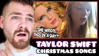 First Time REACTING to Taylor Swift "Christmas Tree Farm" (Old Timey Version) & "Last Christmas"