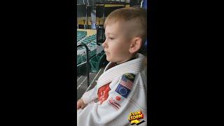  White Belt In Training - Kids Motivation - Evan Storm's First Brazilian Jiu Jitsu Tournament